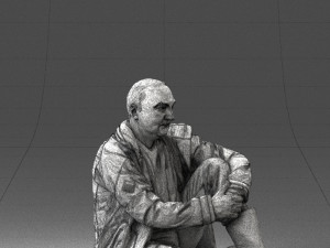seated man 0264 3D Модель