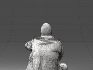 seated man 0264 3D Модель