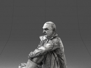 seated man 0264 3D Модель