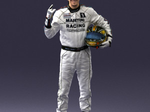 man in motorcycle clothes 0268 Model 3D