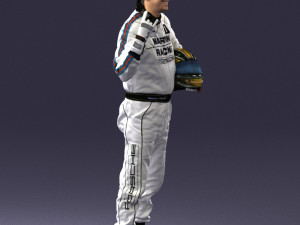 man in motorcycle clothes 0268 Modello 3D