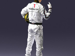 man in motorcycle clothes 0268 Modello 3D