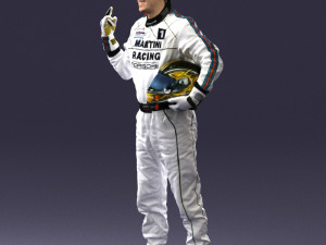 man in motorcycle clothes 0268 Modello 3D