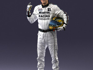 man in motorcycle clothes 0268 Modello 3D