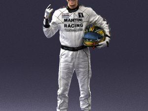 man in motorcycle clothes 0268 Modello 3D