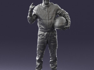 man in motorcycle clothes 0268 Modello 3D