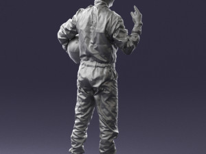 man in motorcycle clothes 0268 Modello 3D
