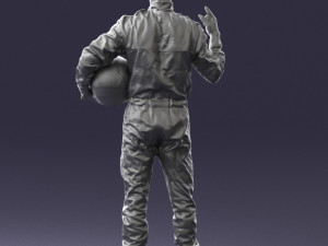 man in motorcycle clothes 0268 Modello 3D