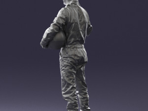 man in motorcycle clothes 0268 Modello 3D
