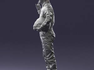 man in motorcycle clothes 0268 Modello 3D