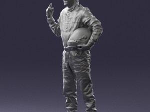 man in motorcycle clothes 0268 Modello 3D