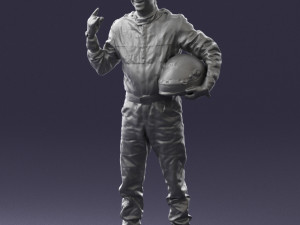 man in motorcycle clothes 0268 Modello 3D