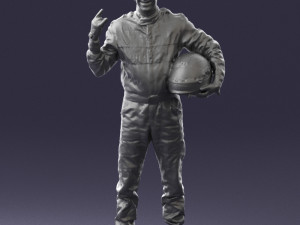 man in motorcycle clothes 0268 Modello 3D