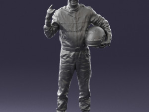 man in motorcycle clothes 0268 Modello 3D