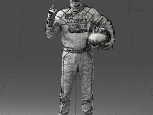 man in motorcycle clothes 0268 Modello 3D