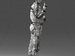 man in motorcycle clothes 0268 Modello 3D