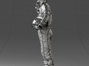 man in motorcycle clothes 0268 Modello 3D