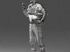 man in motorcycle clothes 0268 Modello 3D