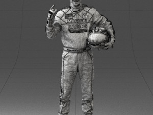 man in motorcycle clothes 0268 Modello 3D