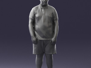 boy in blue t-shirt 0272 3d print ready 3D प्रिंट मॉडल