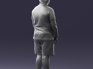 boy in blue t-shirt 0272 3d print ready 3D प्रिंट मॉडल