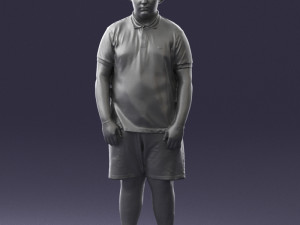 boy in blue t-shirt 0272 3d print ready 3D प्रिंट मॉडल