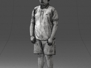 boy in blue t-shirt 0272 3d print ready 3D प्रिंट मॉडल