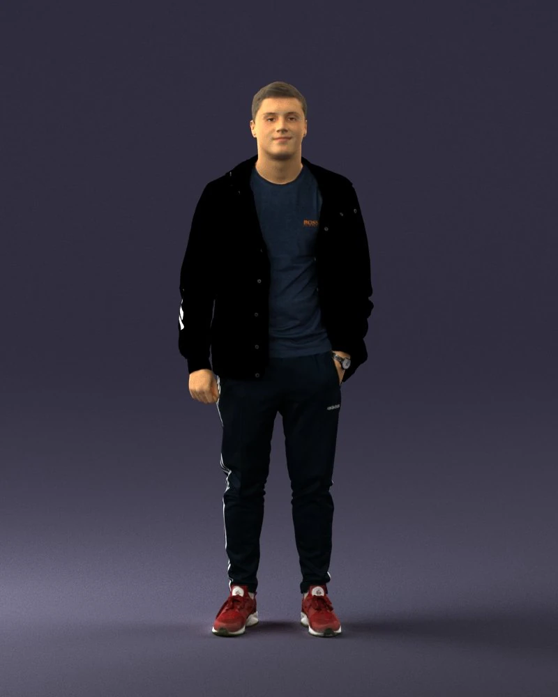 man in pose 0274 3D Model .c4d .max .obj .3ds .fbx .stl .blend 