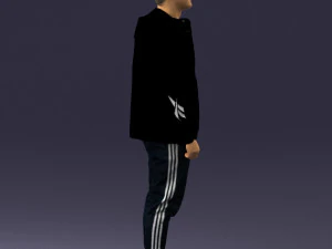man in pose 0274 3D Model
