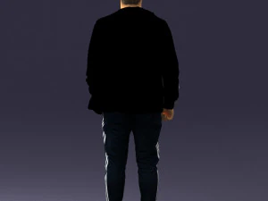 man in pose 0274 3D Model