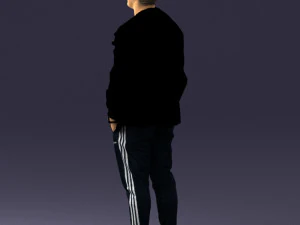 man in pose 0274 3D Model