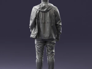 man in pose 0274 3D Model
