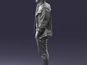 man in pose 0274 3D Model