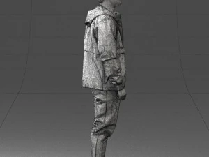 man in pose 0274 3D Model