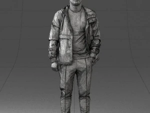 man in pose 0274 3D Model