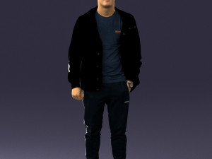 man in pose 0274 3d print ready 3D Print Model
