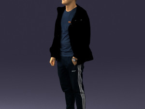 man in pose 0274 3d print ready 3D Print Model