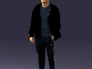 man in pose 0274 3d print ready 3D Print Model