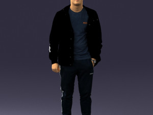 man in pose 0274 3d print ready 3D Print Model