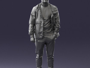 man in pose 0274 3d print ready 3D Print Model