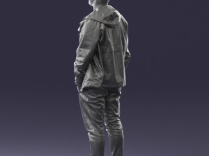 man in pose 0274 3d print ready 3D Print Model