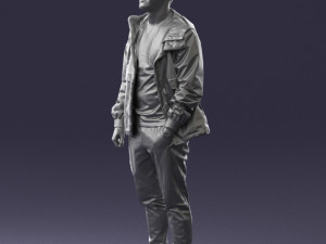 man in pose 0274 3d print ready 3D Print Model