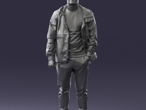 man in pose 0274 3d print ready 3D Print Model