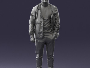 man in pose 0274 3d print ready 3D Print Model