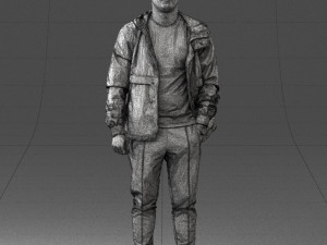 man in pose 0274 3d print ready 3D Print Model