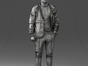 man in pose 0274 3d print ready 3D Print Model