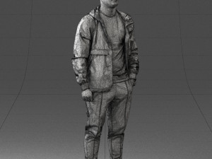 man in pose 0274 3d print ready 3D Print Model