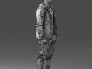 man in pose 0274 3d print ready 3D Print Model