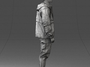 man in pose 0274 3d print ready 3D Print Model