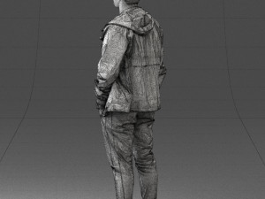 man in pose 0274 3d print ready 3D Print Model